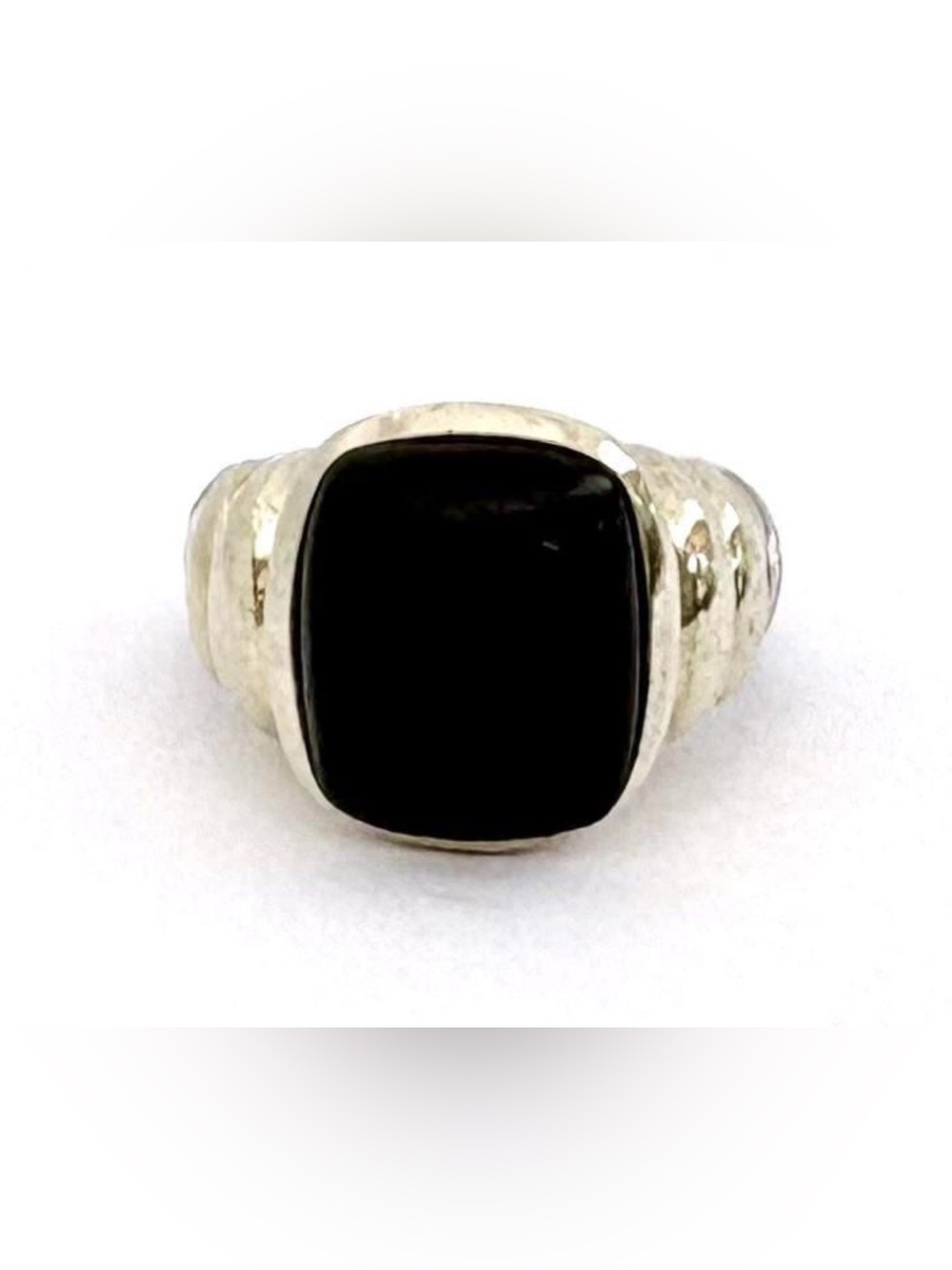David Yurman Large Black Onyx Noblesse Ring